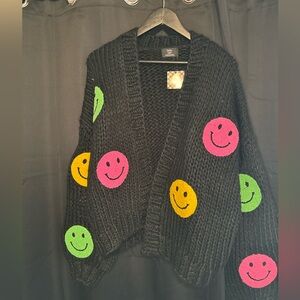 Visionary Oversize Open Front Cardigan